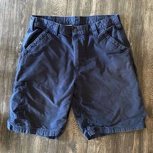 Carhartt Mens size 36 navy blue original shorts